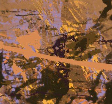 Grunge çağdaş sanat. El sanat yapılmış. renkli doku. Modern sanat. Yağlı boya darbeleri. Darbeleri. Sanatsal arka plan. Soyut resim tuval üzerine.