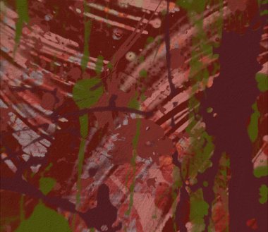 Grunge çağdaş sanat. El sanat yapılmış. renkli doku. Modern sanat. Yağlı boya darbeleri. Darbeleri. Sanatsal arka plan. Soyut resim tuval üzerine.