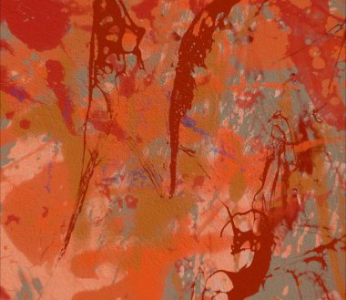 Grunge çağdaş sanat. El sanat yapılmış. renkli doku. Modern sanat. Yağlı boya darbeleri. Darbeleri. Sanatsal arka plan. Soyut resim tuval üzerine.