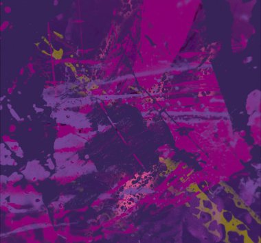 Grunge çağdaş sanat. El sanat yapılmış. renkli doku. Modern sanat. Yağlı boya darbeleri. Darbeleri. Sanatsal arka plan. Soyut resim tuval üzerine.