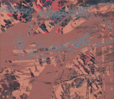 Grunge çağdaş sanat. El sanat yapılmış. renkli doku. Modern sanat. Yağlı boya darbeleri. Darbeleri. Sanatsal arka plan. Soyut resim tuval üzerine.