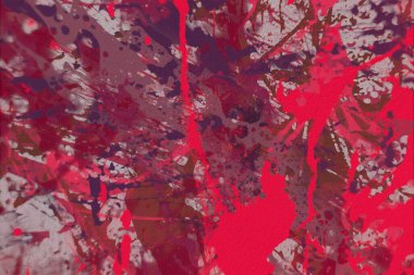 Grunge çağdaş sanat. El sanat yapılmış. renkli doku. Modern sanat. Yağlı boya darbeleri. Darbeleri. Sanatsal arka plan. Soyut resim tuval üzerine.