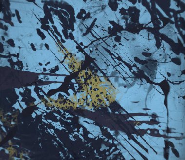 Grunge çağdaş sanat. El sanat yapılmış. renkli doku. Modern sanat. Yağlı boya darbeleri. Darbeleri. Sanatsal arka plan. Soyut resim tuval üzerine.