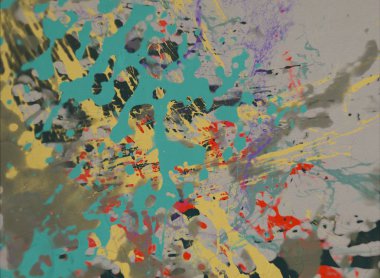 Grunge çağdaş sanat. El sanat yapılmış. renkli doku. Modern sanat. Yağlı boya darbeleri. Darbeleri. Sanatsal arka plan. Soyut resim tuval üzerine.