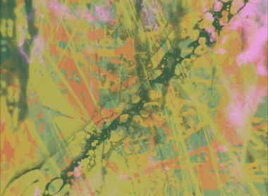 Grunge çağdaş sanat. El sanat yapılmış. renkli doku. Modern sanat. Yağlı boya darbeleri. Darbeleri. Sanatsal arka plan. Soyut resim tuval üzerine.