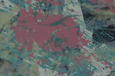 Grunge çağdaş sanat. El sanat yapılmış. renkli doku. Modern sanat. Yağlı boya darbeleri. Darbeleri. Sanatsal arka plan. Soyut resim tuval üzerine.