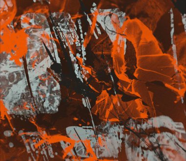 Grunge çağdaş sanat. El sanat yapılmış. renkli doku. Modern sanat. Yağlı boya darbeleri. Darbeleri. Sanatsal arka plan. Soyut resim tuval üzerine.