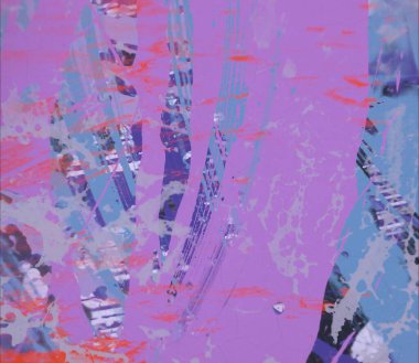 Grunge çağdaş sanat. El sanat yapılmış. renkli doku. Modern sanat. Yağlı boya darbeleri. Darbeleri. Sanatsal arka plan. Soyut resim tuval üzerine.