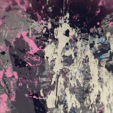Grunge çağdaş sanat. El sanat yapılmış. renkli doku. Modern sanat. Yağlı boya darbeleri. Darbeleri. Sanatsal arka plan. Soyut resim tuval üzerine.