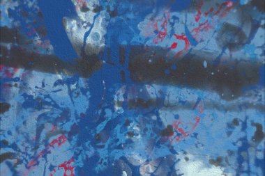 Grunge çağdaş sanat. El sanat yapılmış. renkli doku. Modern sanat. Yağlı boya darbeleri. Darbeleri. Sanatsal arka plan. Soyut resim tuval üzerine.