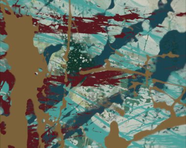 Grunge çağdaş sanat. El sanat yapılmış. renkli doku. Modern sanat. Yağlı boya darbeleri. Darbeleri. Sanatsal arka plan. Soyut resim tuval üzerine.