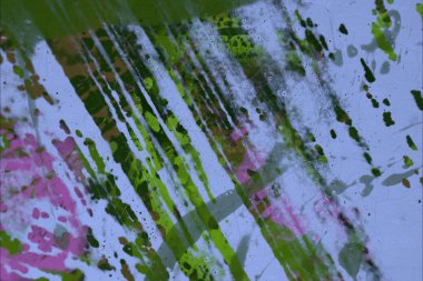 Grunge çağdaş sanat. El sanat yapılmış. renkli doku. Modern sanat. Yağlı boya darbeleri. Darbeleri. Sanatsal arka plan. Soyut resim tuval üzerine.