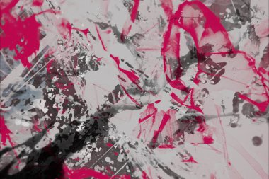 Grunge çağdaş sanat. El sanat yapılmış. renkli doku. Modern sanat. Yağlı boya darbeleri. Darbeleri. Sanatsal arka plan. Soyut resim tuval üzerine.