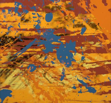 Grunge çağdaş sanat. El sanat yapılmış. renkli doku. Modern sanat. Yağlı boya darbeleri. Darbeleri. Sanatsal arka plan. Soyut resim tuval üzerine.