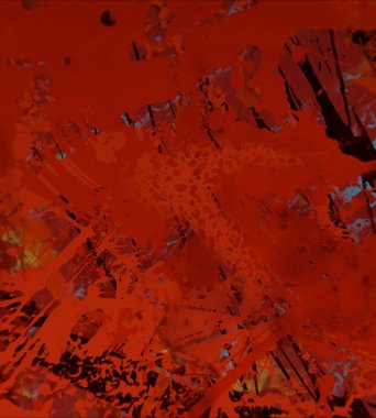 Grunge çağdaş sanat. El sanat yapılmış. renkli doku. Modern sanat. Yağlı boya darbeleri. Darbeleri. Sanatsal arka plan. Soyut resim tuval üzerine.