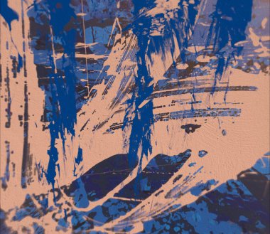 Grunge çağdaş sanat. El sanat yapılmış. renkli doku. Modern sanat. Yağlı boya darbeleri. Darbeleri. Sanatsal arka plan. Soyut resim tuval üzerine.