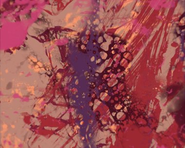 Grunge çağdaş sanat. El sanat yapılmış. renkli doku. Modern sanat. Yağlı boya darbeleri. Darbeleri. Sanatsal arka plan. Soyut resim tuval üzerine.