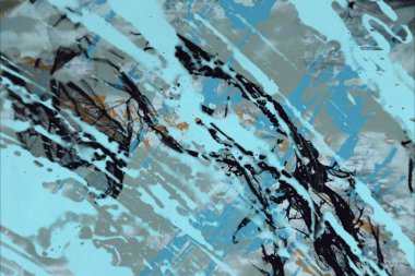 Grunge çağdaş sanat. El sanat yapılmış. renkli doku. Modern sanat. Yağlı boya darbeleri. Darbeleri. Sanatsal arka plan. Soyut resim tuval üzerine.