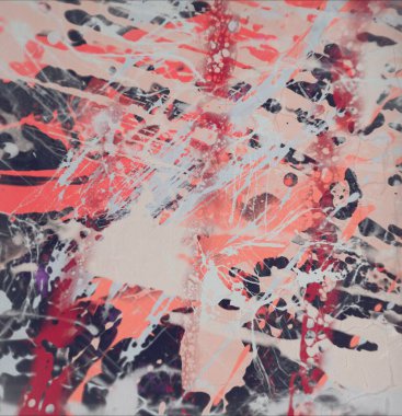 Grunge çağdaş sanat. El sanat yapılmış. renkli doku. Modern sanat. Yağlı boya darbeleri. Darbeleri. Sanatsal arka plan. Soyut resim tuval üzerine.
