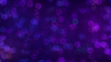 Bokeh soyut dokusu. Renkli. Odaklanmamış arka plan. Bulanık parlak ışık. Dairesel noktalar. 