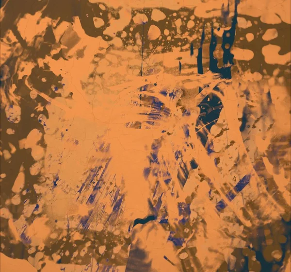 Grunge çağdaş sanat. El sanat yapılmış. renkli doku. Modern sanat. Yağlı boya darbeleri. Darbeleri. Sanatsal arka plan. Soyut resim tuval üzerine.