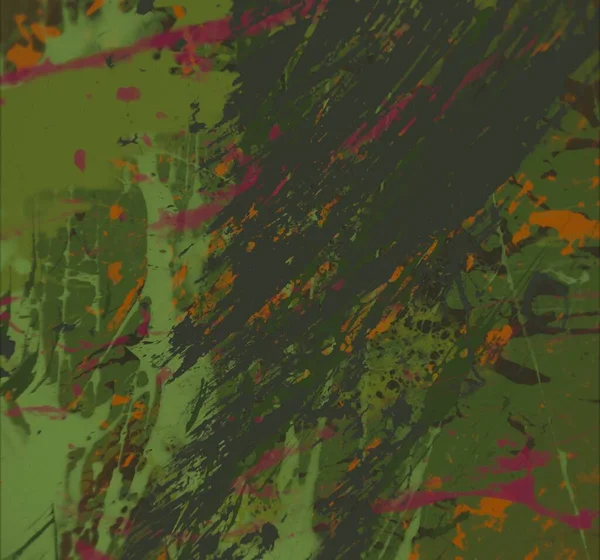 Grunge Kortárs Művészet Kézzel Készített Art Színes Textúra Modern Stroke — Stock Fotó