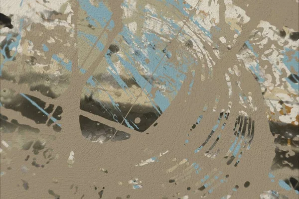 Grunge çağdaş sanat. El sanat yapılmış. renkli doku. Modern sanat. Yağlı boya darbeleri. Darbeleri. Sanatsal arka plan. Soyut resim tuval üzerine.
