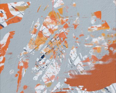 Grunge çağdaş sanat. El sanat yapılmış. renkli doku. Modern sanat. Yağlı boya darbeleri. Darbeleri. Sanatsal arka plan. Soyut resim tuval üzerine.