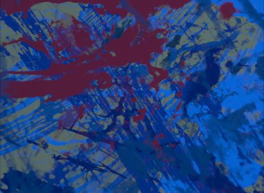 Grunge çağdaş sanat. El sanat yapılmış. renkli doku. Modern sanat. Yağlı boya darbeleri. Darbeleri. Sanatsal arka plan. Soyut resim tuval üzerine.