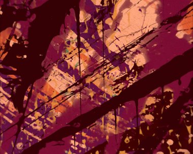 Grunge çağdaş sanat. El sanat yapılmış. renkli doku. Modern sanat. Yağlı boya darbeleri. Darbeleri. Sanatsal arka plan. Soyut resim tuval üzerine.