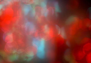 Bokeh soyut dokusu. Renkli. Odaklanmamış arka plan. Bulanık parlak ışık. Dairesel noktalar. 