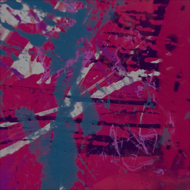 Grunge çağdaş sanat. El sanat yapılmış. renkli doku. Modern sanat. Yağlı boya darbeleri. Darbeleri. Sanatsal arka plan. Soyut resim tuval üzerine.