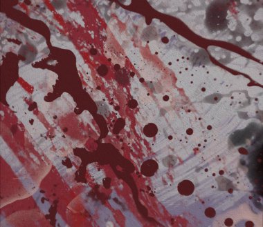 Grunge çağdaş sanat. El sanat yapılmış. renkli doku. Modern sanat. Yağlı boya darbeleri. Darbeleri. Sanatsal arka plan. Soyut resim tuval üzerine.