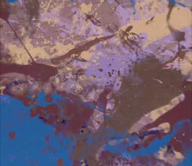 Grunge çağdaş sanat. El sanat yapılmış. renkli doku. Modern sanat. Yağlı boya darbeleri. Darbeleri. Sanatsal arka plan. Soyut resim tuval üzerine.