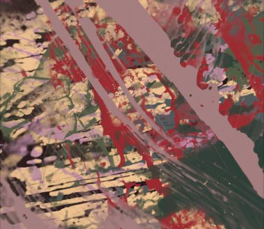 Grunge çağdaş sanat. El sanat yapılmış. renkli doku. Modern sanat. Yağlı boya darbeleri. Darbeleri. Sanatsal arka plan. Soyut resim tuval üzerine.