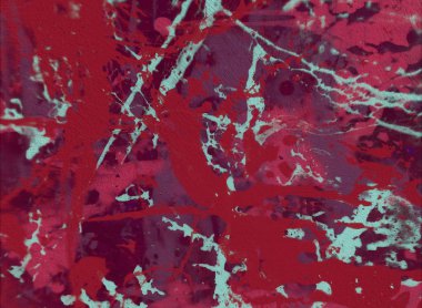 Grunge çağdaş sanat. El sanat yapılmış. renkli doku. Modern sanat. Yağlı boya darbeleri. Darbeleri. Sanatsal arka plan. Soyut resim tuval üzerine.