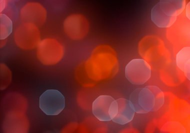 Bokeh soyut dokusu. Renkli. Odaklanmamış arka plan. Bulanık parlak ışık. Dairesel noktalar. 