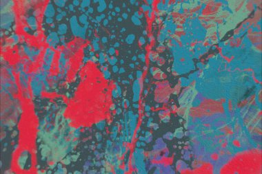 Grunge çağdaş sanat. El sanat yapılmış. renkli doku. Modern sanat. Yağlı boya darbeleri. Darbeleri. Sanatsal arka plan. Soyut resim tuval üzerine.