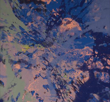 Grunge çağdaş sanat. El sanat yapılmış. renkli doku. Modern sanat. Yağlı boya darbeleri. Darbeleri. Sanatsal arka plan. Soyut resim tuval üzerine.