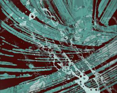 Grunge çağdaş sanat. El sanat yapılmış. renkli doku. Modern sanat. Yağlı boya darbeleri. Darbeleri. Sanatsal arka plan. Soyut resim tuval üzerine.