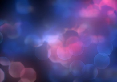 Bokeh soyut dokusu. Renkli. Odaklanmamış arka plan. Bulanık parlak ışık. Dairesel noktalar. 