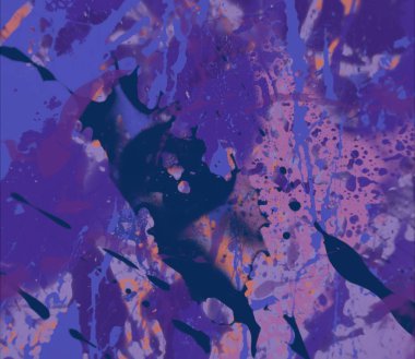 Grunge çağdaş sanat. El sanat yapılmış. renkli doku. Modern sanat. Yağlı boya darbeleri. Darbeleri. Sanatsal arka plan. Soyut resim tuval üzerine.