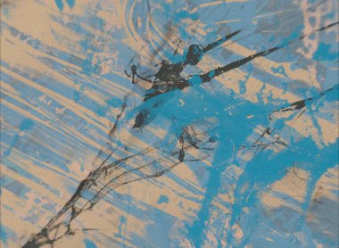 Grunge çağdaş sanat. El sanat yapılmış. renkli doku. Modern sanat. Yağlı boya darbeleri. Darbeleri. Sanatsal arka plan. Soyut resim tuval üzerine.