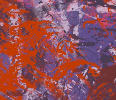 Grunge çağdaş sanat. El sanat yapılmış. renkli doku. Modern sanat. Yağlı boya darbeleri. Darbeleri. Sanatsal arka plan. Soyut resim tuval üzerine.