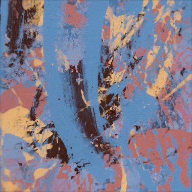 Grunge çağdaş sanat. El sanat yapılmış. renkli doku. Modern sanat. Yağlı boya darbeleri. Darbeleri. Sanatsal arka plan. Soyut resim tuval üzerine.