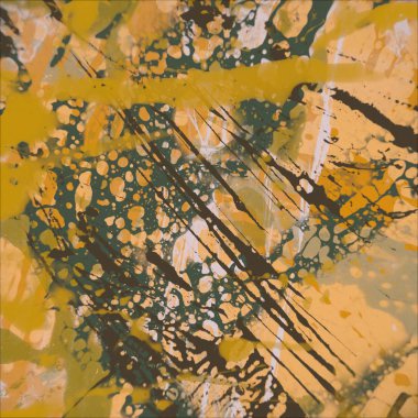 Grunge çağdaş sanat. El sanat yapılmış. renkli doku. Modern sanat. Yağlı boya darbeleri. Darbeleri. Sanatsal arka plan. Soyut resim tuval üzerine.