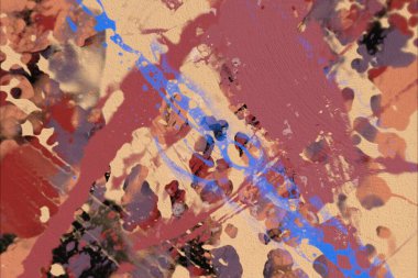 Grunge çağdaş sanat. El sanat yapılmış. renkli doku. Modern sanat. Yağlı boya darbeleri. Darbeleri. Sanatsal arka plan. Soyut resim tuval üzerine.