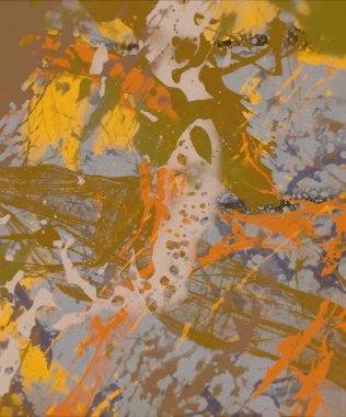 Grunge çağdaş sanat. El sanat yapılmış. renkli doku. Modern sanat. Yağlı boya darbeleri. Darbeleri. Sanatsal arka plan. Soyut resim tuval üzerine.