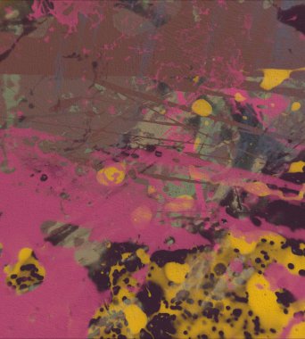 Grunge çağdaş sanat. El sanat yapılmış. renkli doku. Modern sanat. Yağlı boya darbeleri. Darbeleri. Sanatsal arka plan. Soyut resim tuval üzerine.