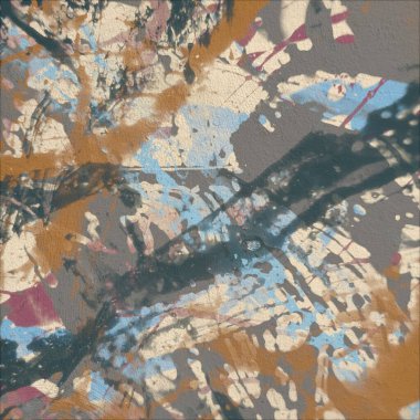 Grunge çağdaş sanat. El sanat yapılmış. renkli doku. Modern sanat. Yağlı boya darbeleri. Darbeleri. Sanatsal arka plan. Soyut resim tuval üzerine.